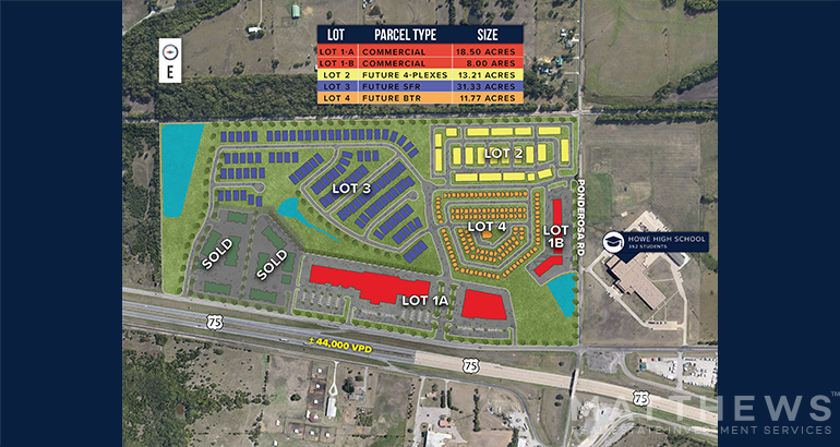 More Photos Of NEC of Pondersoa & N Collins Pkwy Howe TX 75459, Howe Land For Sale
