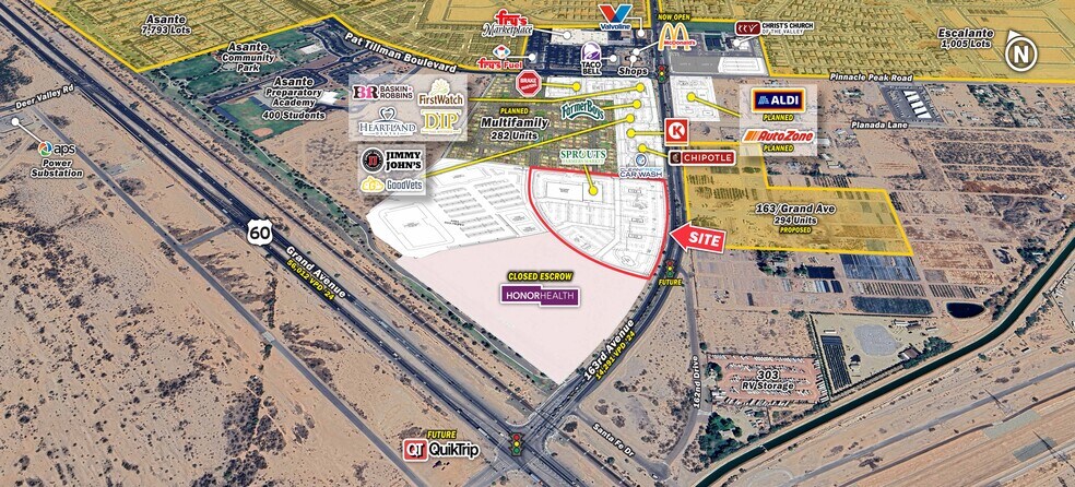 More Photos Of SWC Pat Tillman Blvd & 163rd Ave, Surprise Land For Lease