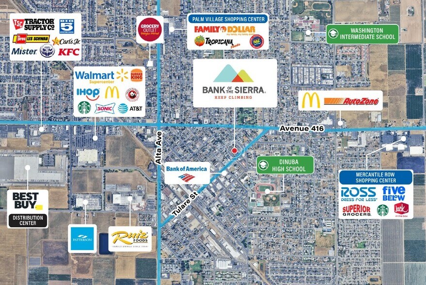 More Photos Of 401 E Tulare St, Dinuba Bank For Sale