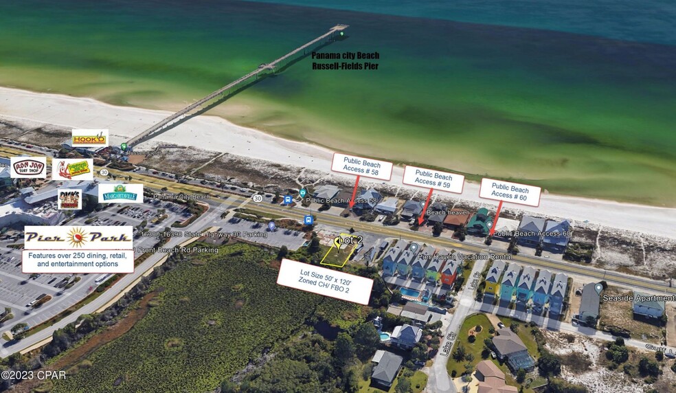 Primary Photo Of TBD Front Beach Road LOT 2, Panama City Beach Land For Sale