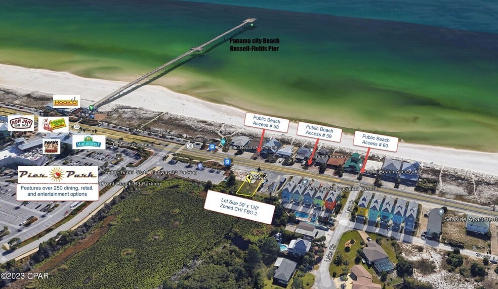 More Photos Of TBD Front Beach Road LOT 2, Panama City Beach Land For Sale