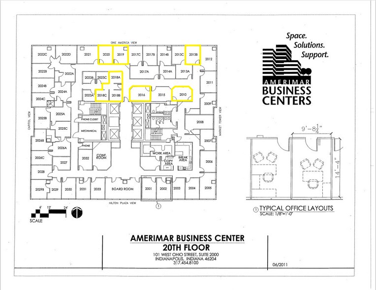 More Photos Of 101 W Ohio St, Indianapolis Office Residential For Lease