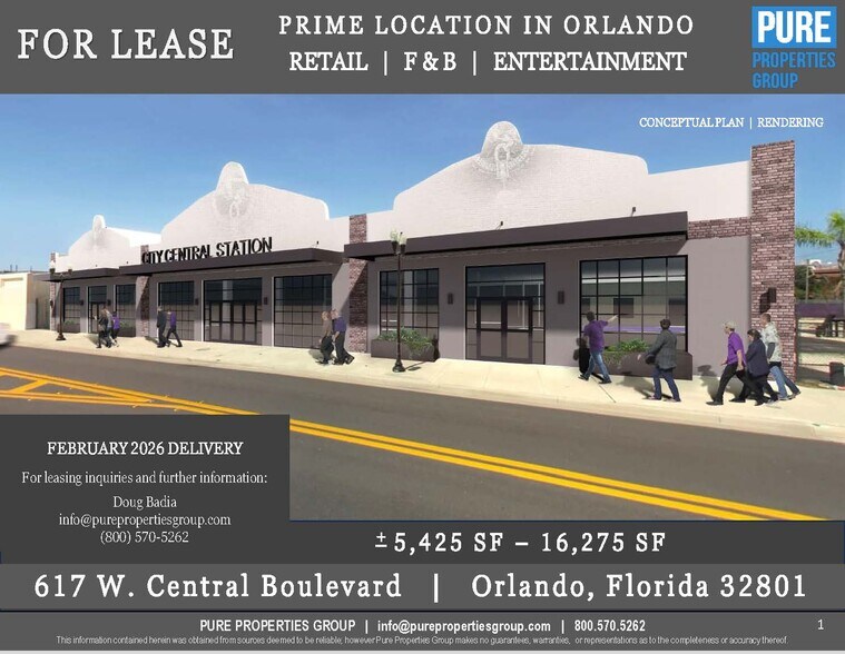 Primary Photo Of 617 W Central Blvd, Orlando Warehouse For Lease