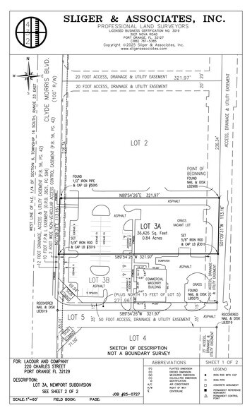 More Photos Of 3681 Clyde Morris Blvd, Port Orange Land For Sale