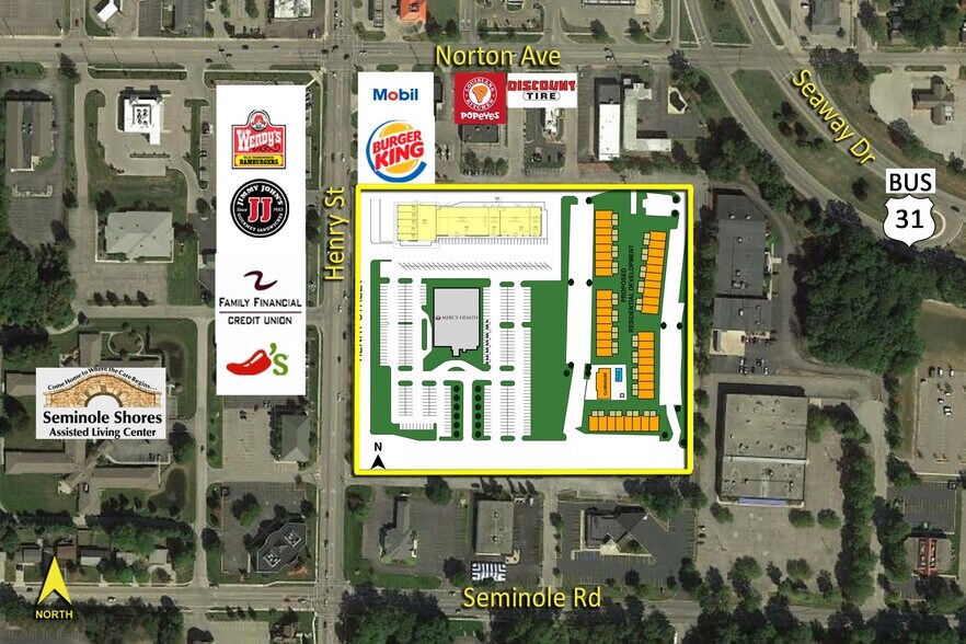 More Photos Of 3506-3530 Henry St, Muskegon Unknown For Lease