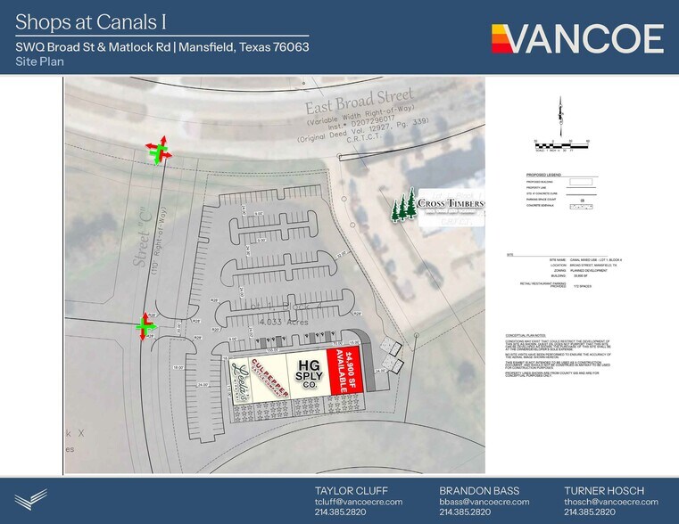 More Photos Of SWQ BROAD ST & MATLOCK RD, Mansfield Storefront For Lease