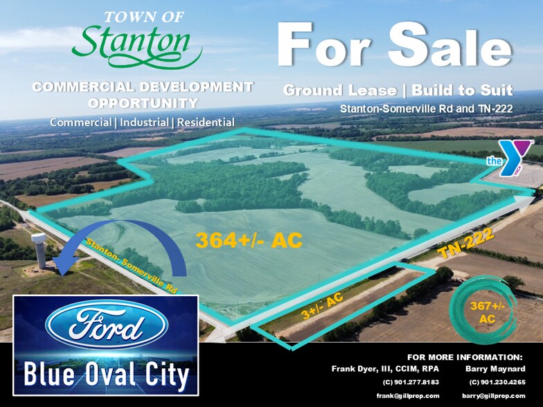 Primary Photo Of TN 222 Hwy at Stanton Somerville Rd., Stanton Land For Lease