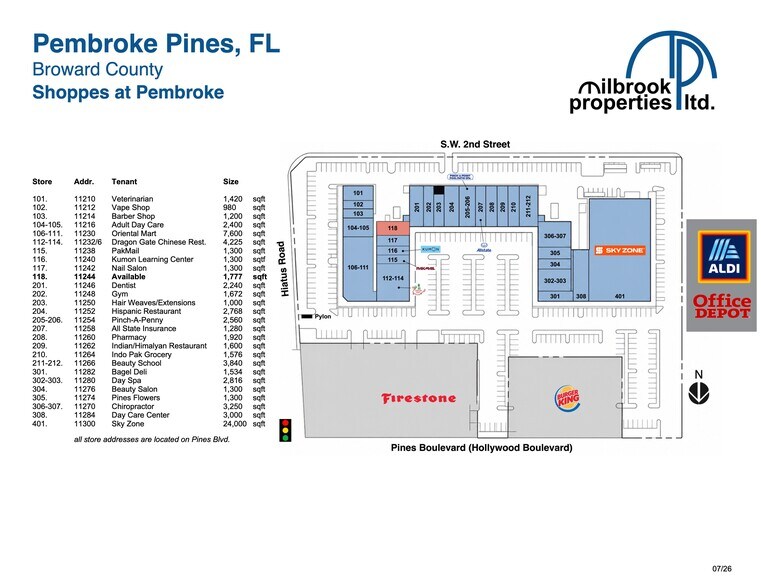 More Photos Of 11210-11300 Pines Blvd, Pembroke Pines Unknown For Lease