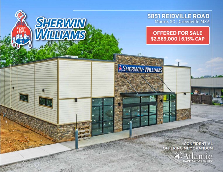 Primary Photo Of 5852 Reidville rd, Moore Storefront For Sale