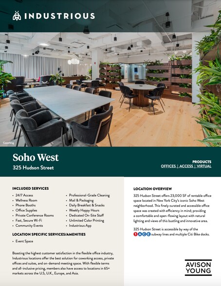 More Photos Of 325 Hudson St, New York Coworking Space