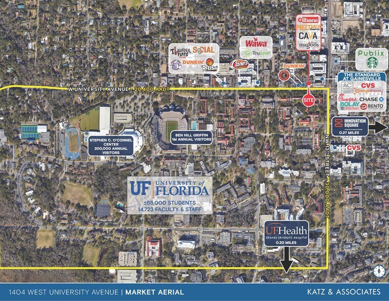 More Photos Of 1404 W University Ave, Gainesville Restaurant For Lease