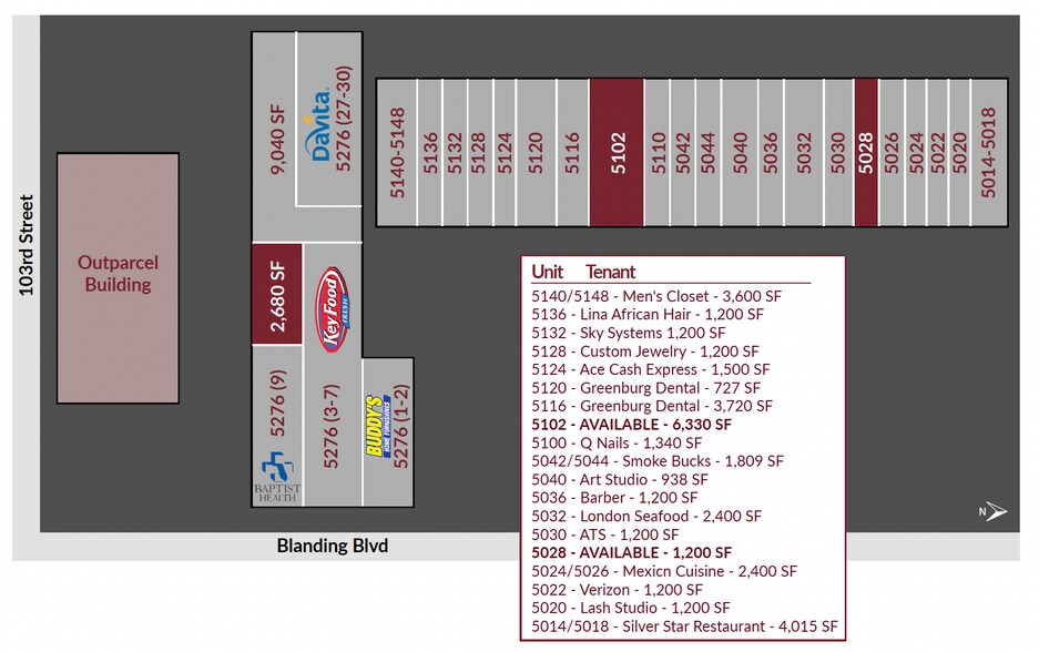 More Photos Of 5432 Blanding Blvd, Jacksonville Unknown For Lease