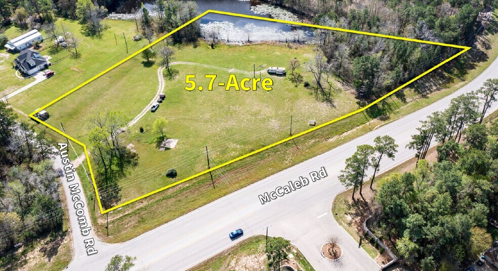 More Photos Of 5.7+/-Ac SEC McCaleb Rd & Austin McComb rd, Montgomery Land For Sale