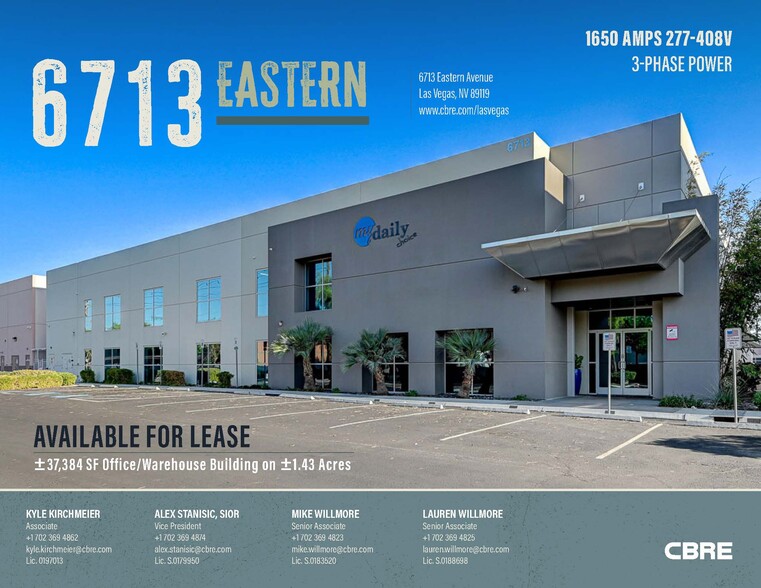 Primary Photo Of 6713 S Eastern Ave, Las Vegas Warehouse For Lease