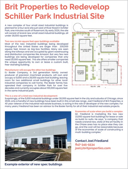 More Photos Of 9545 Ainslie St, Schiller Park Warehouse For Sale