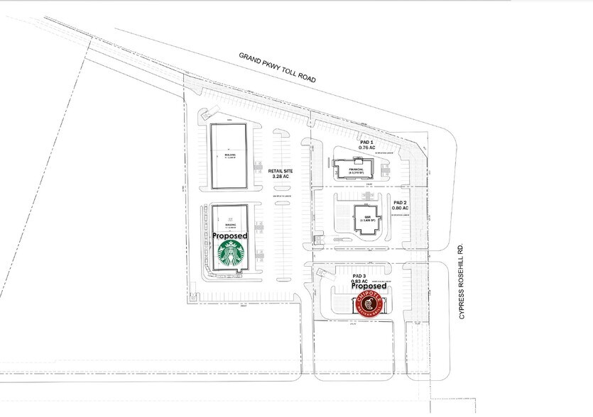 More Photos Of SWC of Hwy 99 & Cypress Rosehill Rd, Tomball Unknown For Lease
