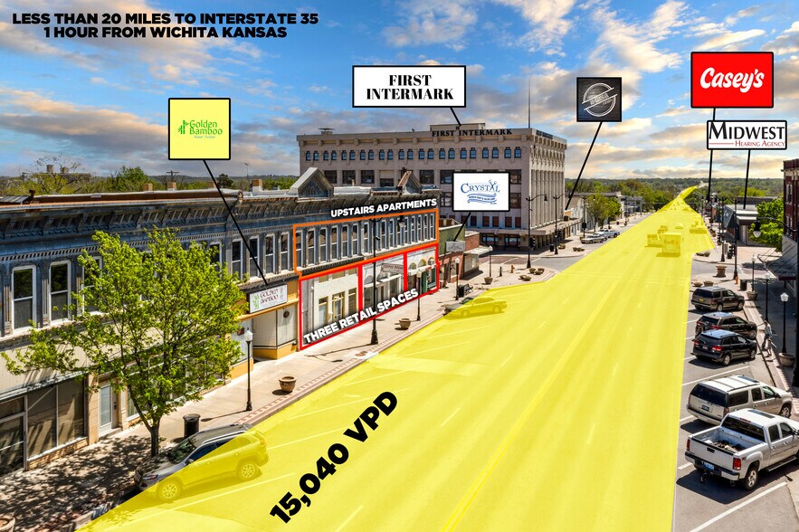 More Photos Of 318 S Summit St, Arkansas City Storefront Retail Office For Sale