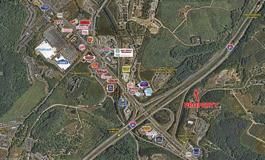 Primary Photo Of Route 250 & Sangers Ln, Staunton Land For Sale