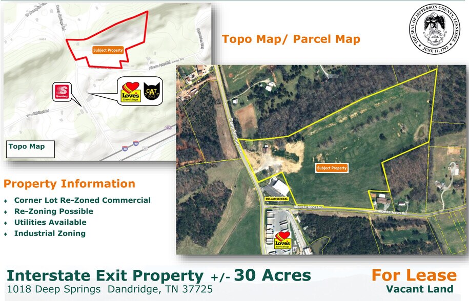More Photos Of 1018 Deep Springs Rd, Dandridge Land For Lease