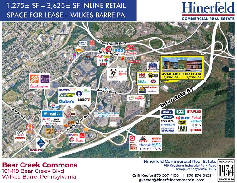 More Photos Of 101-119 Bear Creek Blvd, Wilkes Barre Freestanding For Lease