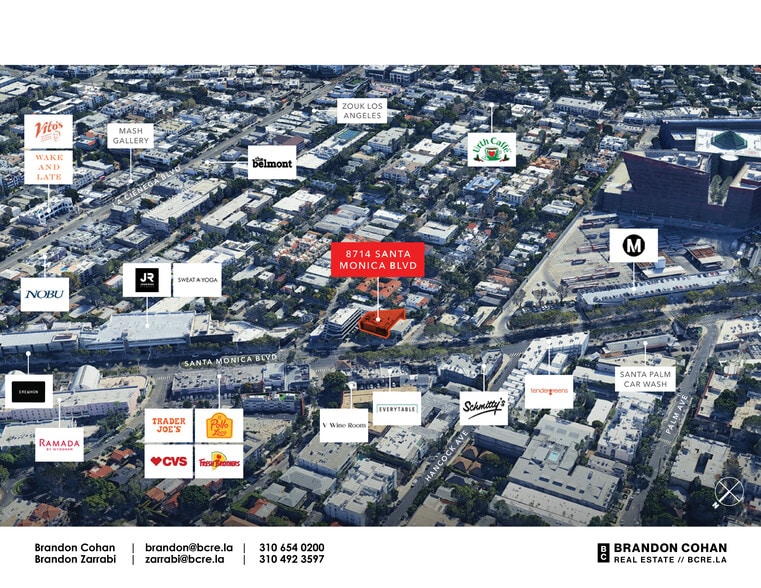 More Photos Of 8714 Santa Monica Blvd, West Hollywood Storefront Retail Office For Lease