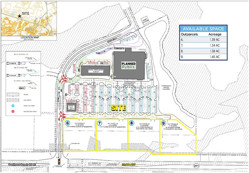 More Photos Of 4006 Southport-Supply Road Southeast, Southport Land For Lease