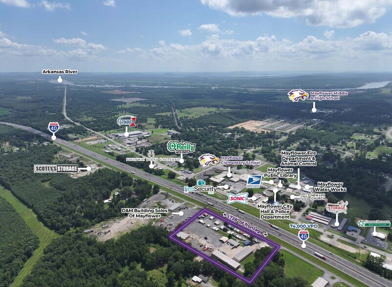 More Photos Of 65-67 Interstate Dr, Mayflower Industrial For Sale