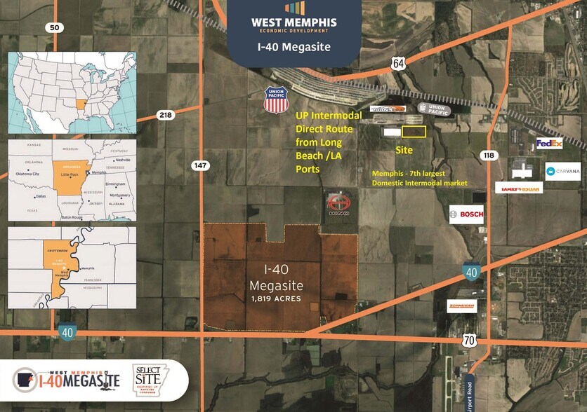 More Photos Of 3251 Infinity Pky, West Memphis Distribution For Lease