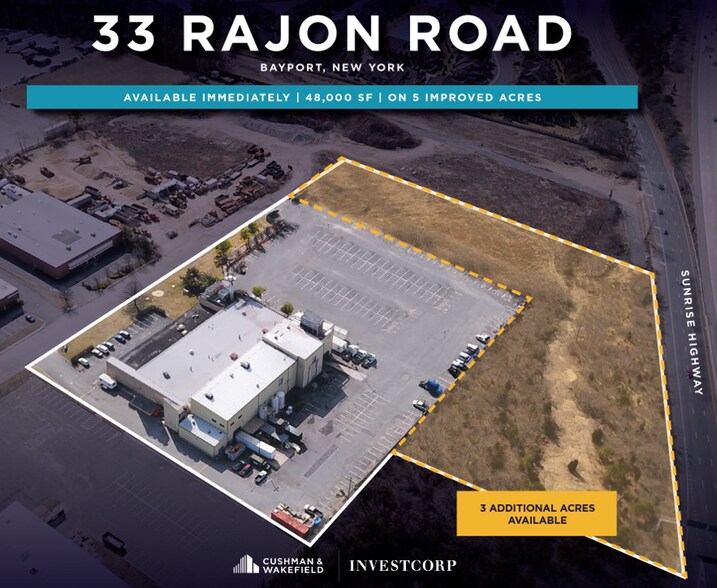 Primary Photo Of 33 Rajon Rd, Bayport Manufacturing For Lease