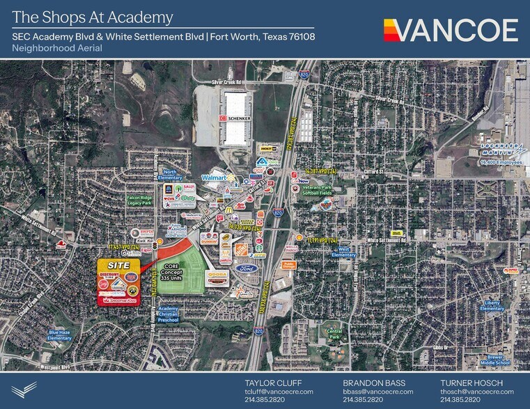 More Photos Of SEC of Academy Blvd & White Settlement Rd, Fort Worth Land For Sale