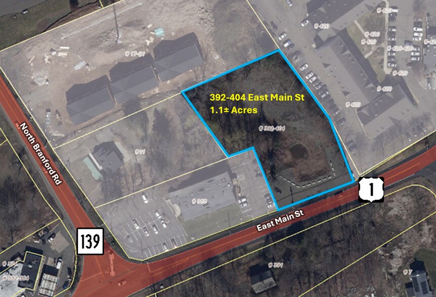 Primary Photo Of 392 400 East Main St, Branford Land For Sale
