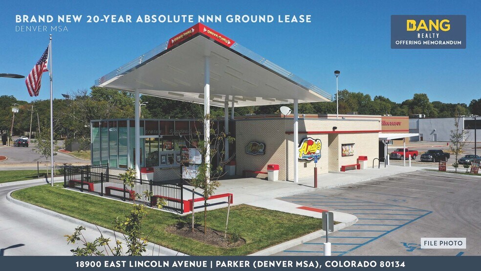 Primary Photo Of 18900 Lincoln Ave, Parker Fast Food For Sale