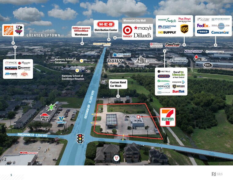 More Photos Of 7677 Gessner Rd, Houston Service Station For Sale