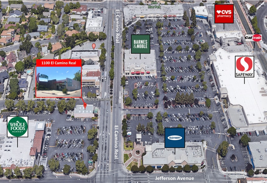 More Photos Of 1100 El Camino Real, Redwood City Storefront For Sale