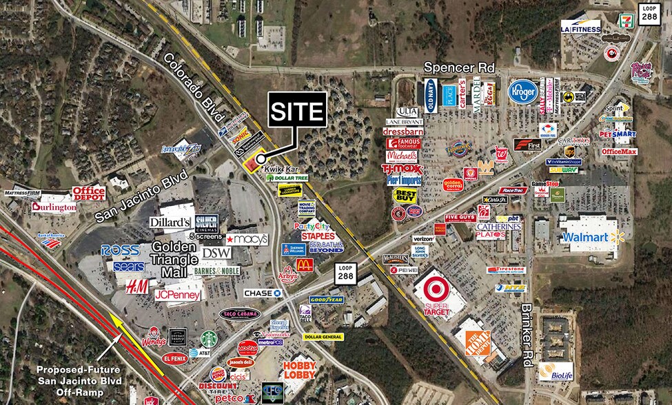 More Photos Of 2229 Colorado Blvd, Denton Land For Lease