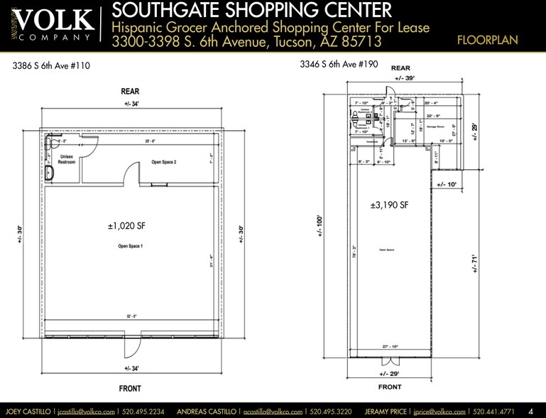 More Photos Of 3390 S 6th Ave, Tucson Freestanding For Lease