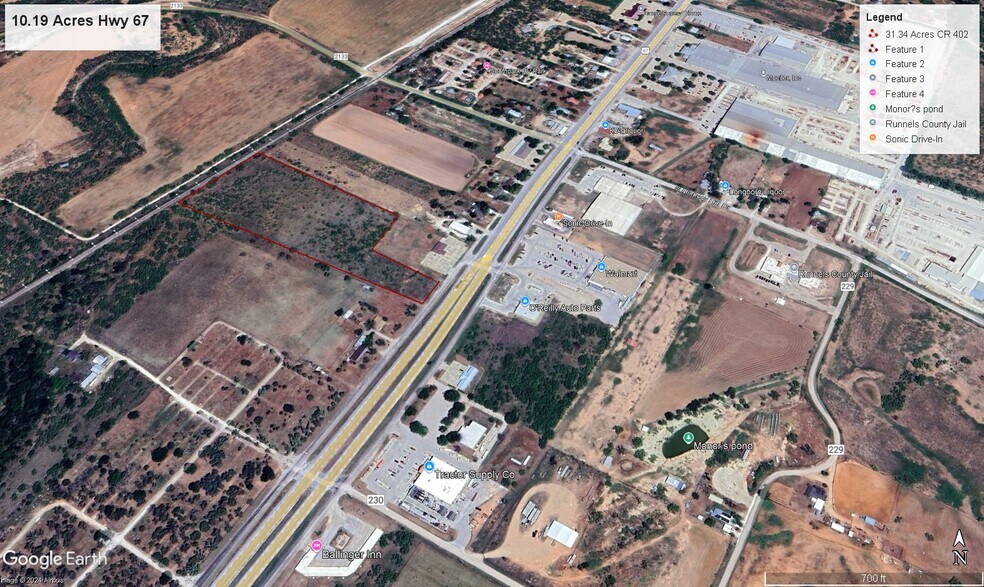 More Photos Of 0 Hwy 67 Hwy, Ballinger Land For Sale