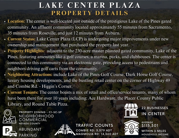 More Photos Of 10868-10966 Combie Rd, Auburn Unknown For Lease