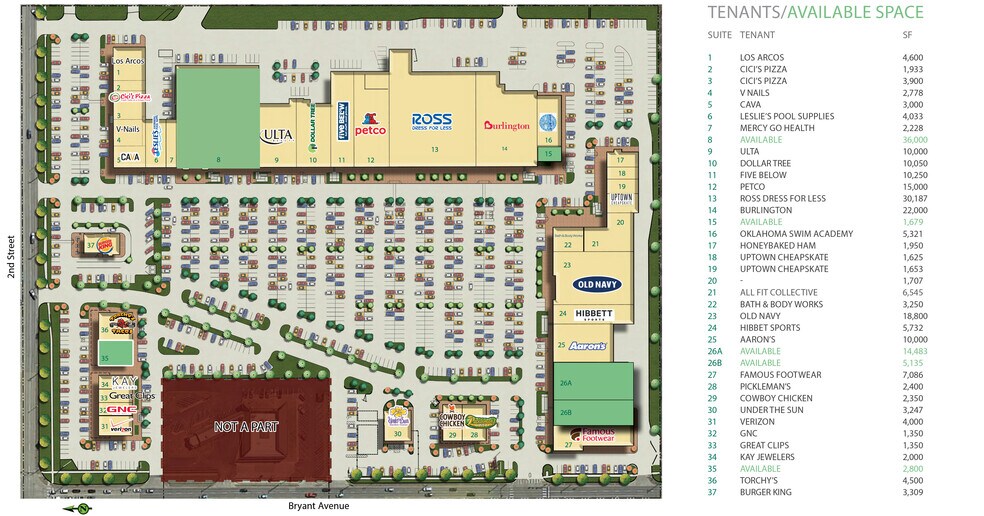 More Photos Of 210-412 S Bryant Ave, Edmond Unknown For Lease