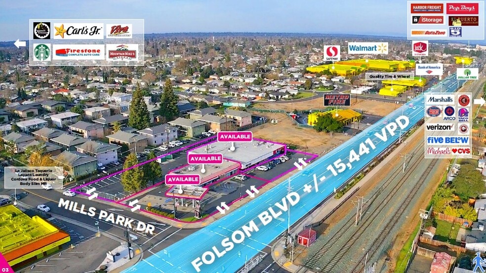 More Photos Of 10525-10535 Folsom Blvd, Rancho Cordova Freestanding For Lease