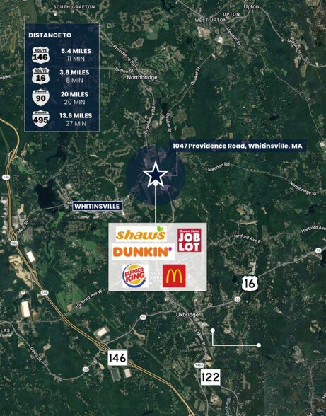 More Photos Of 1047 Providence Rd, Whitinsville Freestanding For Sale