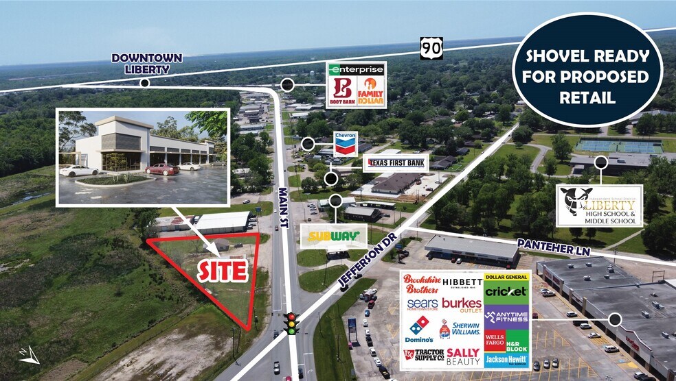 Primary Photo Of 2214 N Main St, Liberty General Retail For Sale