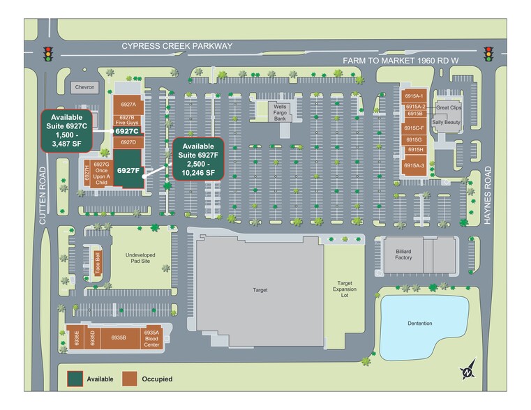 More Photos Of 6927 FM 1960 Rd W, Houston Unknown For Lease