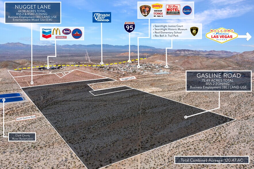 More Photos Of S Nugget Lane & S Gasline Road, Searchlight Land For Sale
