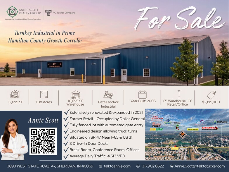 Primary Photo Of 3893 W State Road 47, Sheridan Light Manufacturing For Sale