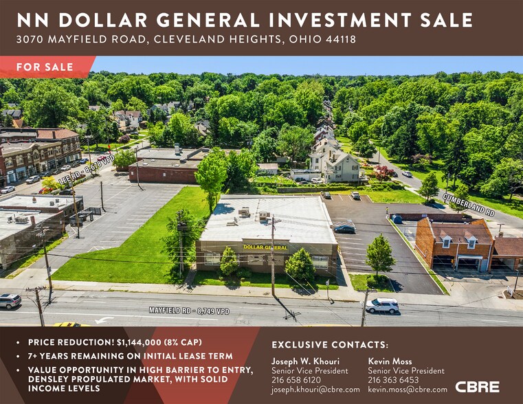 Primary Photo Of 3070 Mayfield Rd, Cleveland Heights Freestanding For Sale
