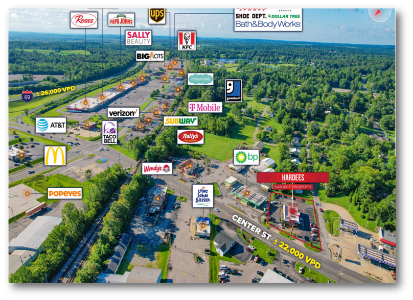 Primary Photo Of 770 E Center St, Madisonville General Retail For Sale