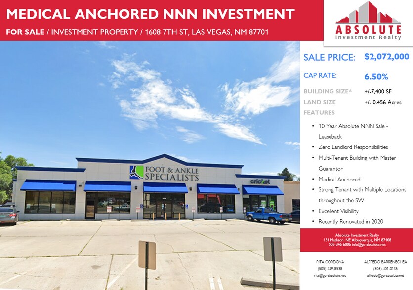 Primary Photo Of 1608 7th St, Las Vegas Freestanding For Sale