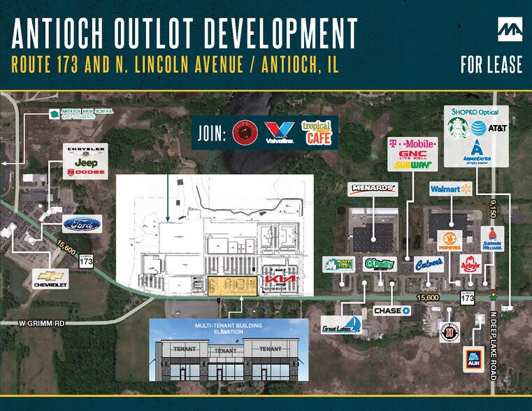 Primary Photo Of Route 173 & N Lincoln Ave, Antioch Restaurant For Lease