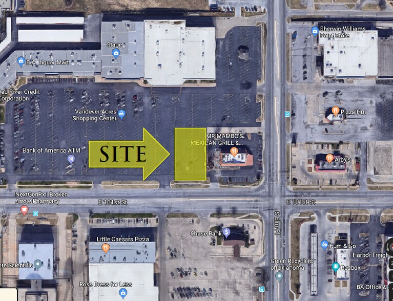 Primary Photo Of Nwc 101st & Elm, Broken Arrow Land For Sale